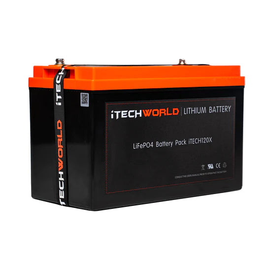 iTECH 12v 120AH Lithium Deep Cycle Battery