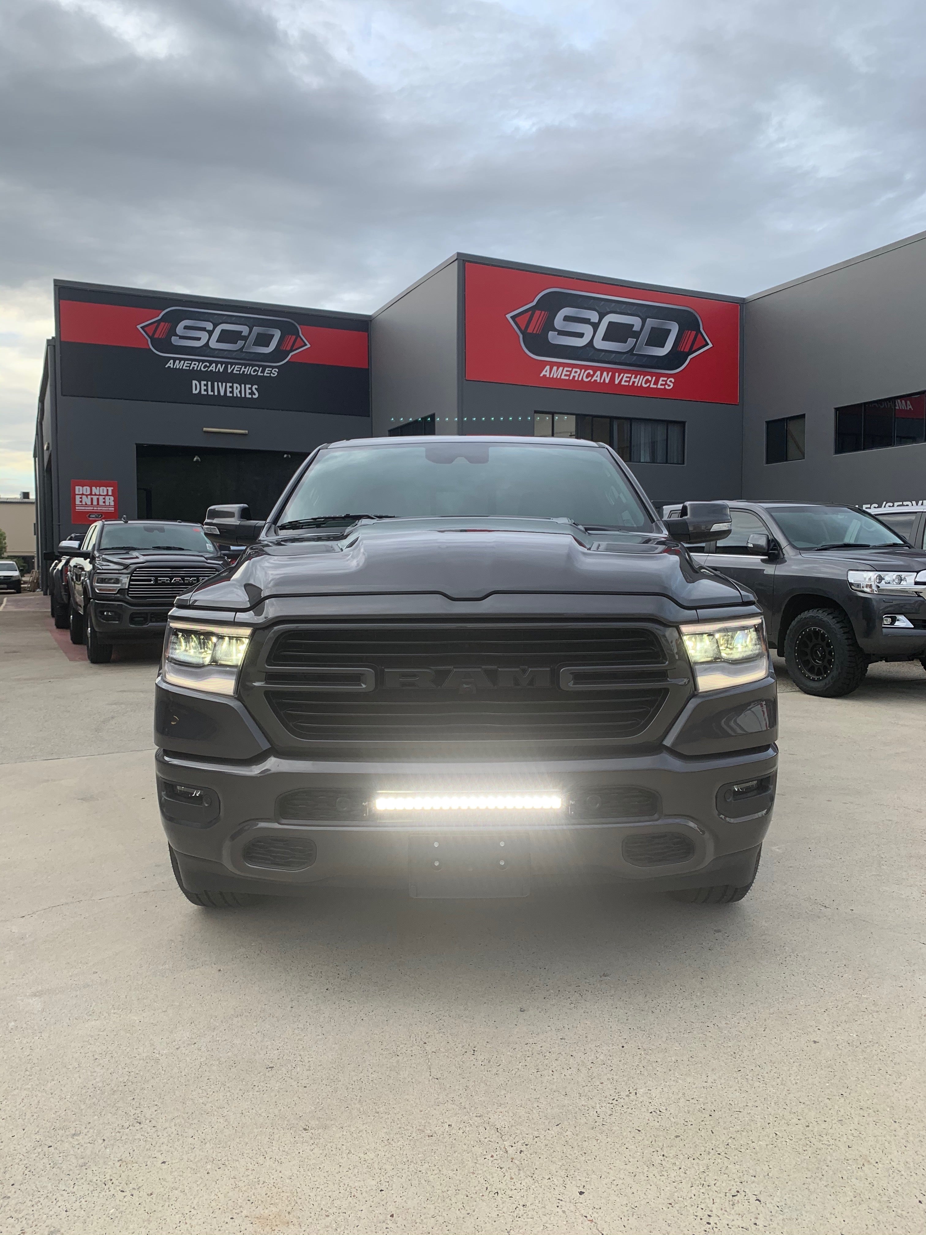 RAM 1500 DT Light Bar in Lower Bumper